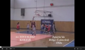 Altınyıldız Koleji Lise Basketbol Takımı Bölge 3. sü