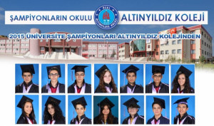 2015 Üniversite Şampiyonları Altınyıldız Kolejinden