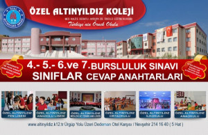 4.- 5.-6. ve 7. SINIFLAR BURSLULUK SINAVI CEVAP ANAHTARLARI