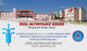 Altınyıldız Koleji 9.,10.,11.,12. Sınıf Öğrencilerine Üniversite Sınavları Çalışma Programları Kitapçıkları Hazırlandı