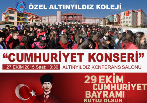 Altınyıldız Kolejinden ''Cumhuriyet Konseri''