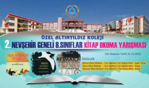 Özel Altınyıldız Koleji 2.Nevşehir Geneli Kitap Okuma Yarışması Başvuruları Başlamıştır