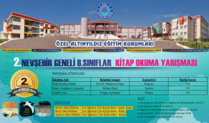 Altınyıldız Koleji 2.Nevşehir Geneli Kitap Okuma Yarışmasına Büyük İlgi