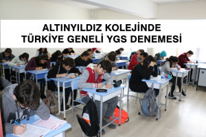 Altınyıldız Kolejinde Türkiye Geneli Deneme Sınavı Düzenlendi