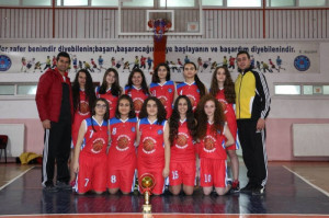 Altınyıldız Koleji Lise Genç Kız Basketbol Takımı Nevşehir Şampiyonu
