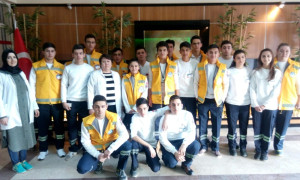 Özel Altınyıldız Mesleki ve Teknik Anadolu Lisesi Öğrencilerinin Staj Heyecanı