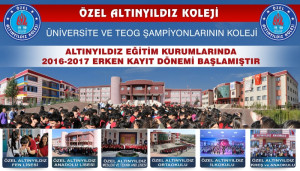 Özel Altınyıldız Liselerinde Erken Kayıt Heyecanı