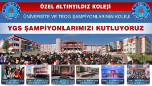 Altınyıldız Koleji Üniversite Sınavı Şampiyonu Öğrencileriyle Gurur Duyuyor