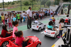 ALTINYILDIZ KREŞ VE ANAOKULU TRAFİK EĞİTİM PİSTİ AÇILDI