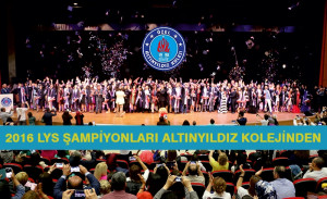 2016 LYS BİRİNCİLERİ ALTINYILDIZ KOLEJİNDEN
