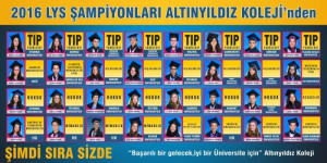 ÜNİVERSİTE SINAVI ŞAMPİYONU ALTINYILDIZ KOLEJİ KAYITLARINA BÜYÜK İLGİ