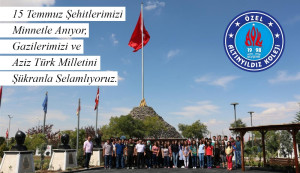 ALTINYILDIZ KOLEJİLİLER 15 TEMMUZ ŞEHİTLERİ ANITINI ZİYARET ETTİ