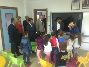 NEVŞEHİR VALİMİZ SAYIN İLHAMİ AKTAŞ VE NEVŞEHİR MİLLETVEKİLİMİZ SAYIN MUSTAFA AÇIKGÖZ ALTINYILDIZ KREŞ VE ANAOKULUNU ZİYARET ETTİLER