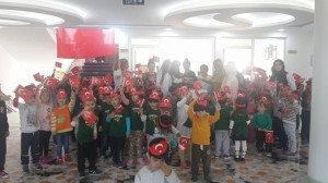 ALTINYILDIZ KREŞ VE ANAOKULUNDA 29 EKİM CUMHURİYET BAYRAMI COŞKUYLA KUTLANDI