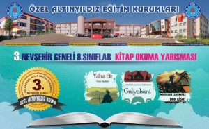ALTINYILDIZ KOLEJİ 3.NEVŞEHİR GENELİ KİTAP OKUMA YARIŞMASINA REKOR BAŞVURU