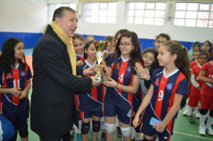 KÜÇÜK KIZ VOLEYBOL TAKIMIMIZ ŞAMPİYON