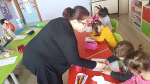 ALTINYILDIZ ANAOKULUNDA OKUMA YAZMA DERSLERİ BAŞLADI.