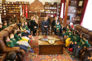 ALTINYILDIZ KREŞ VE ANAOKULU BELEDİYE BAŞKANIMIZI ZİYARET ETTİ