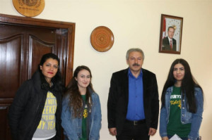 ALTINYILDIZLI TÜBİTAK BÖLGE 1.Sİ ÖĞRENCİLERDEN NEVŞEHİR BELEDİYE BAŞKANLIĞINA ZİYARET