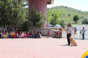 ALTINYILDIZ KREŞ VE ANAOKULU ÖĞRENCİLERİ GÜZEL GÖSTERİ İZLEDİLER