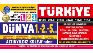 HEM AKADEMİK; HEM SOSYAL BAŞARIDA ALTINYILDIZ LİSELERİ BAŞARIYA DOYMUYOR!
