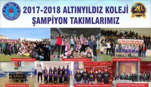 ALTINYILDIZLI ŞAMPİYONLAR KUPAYA DOYMUYOR