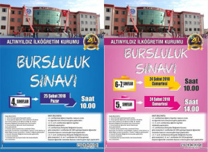 ALTINYILDIZ İLKÖĞRETİM KURUMU BURSLULUK SINAVI