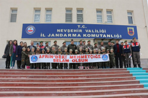 ALTINYILDIZ ANAOKULUNDAN İL JANDARMA KOMUTANLIĞINA ANLAMLI ZİYARET