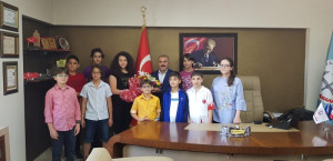 TÜRKİYE DERECELİ ALTINYILDIZLILARDAN MİLLİ EĞİTİM ZİYARETİ
