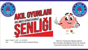 ALTINYILDIZ KOLEJİ KREŞ VE ANAOKULUNDA AKIL OYUNLARI ŞENLİĞİ DÜZENLENİYOR.