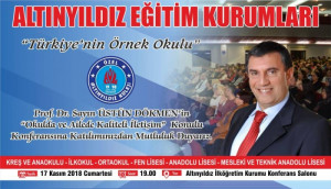 PROF.DR. ÜSTÜN DÖKMEN ALTINYILDIZLILARLA BULUŞUYOR