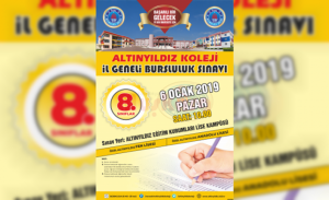 ALTINYILDIZ KOLEJİ LİSELERİNE GİRİŞ VE BURSLULUK SINAVI!