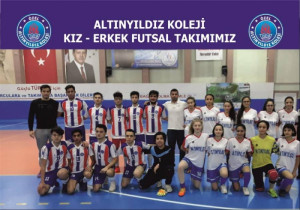 ALTINYILDIZ KIZ FUTSAL TAKIMI BÖLGE GRUP MAÇLARINA ÇIKIYOR.