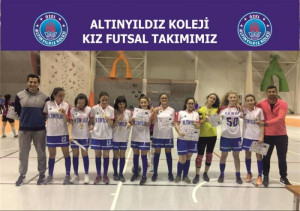 ALTINYILDIZ LİSELERİ GENÇ KIZ FUTSAL TAKIMI TÜRKİYE ŞAMPİYONASI GRUP MAÇLARINDA BİRİNCİ OLDU.