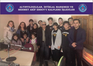 ALTINYILDIZLILAR, GÖRMEYEN GÖZLER PROGRAMINDA İSTİKLAL MARŞIMIZI VE MEHMET AKİF ERSOY’U KALPLERE İŞLEDİLER.
