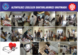 ALTINYILDIZ LİSELİLERDEN DUYGULANDIRAN ZİYARET!