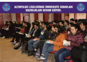 ALTINYILDIZ LİSELERİNDE ÜNİVERSİTE SINAVLARI HAZIRLIKLARI DEVAM EDİYOR.