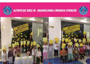 ALTINYILDIZ KREŞ VE ANAOKULUNDA LİMONATA ETKİNLİĞİ!