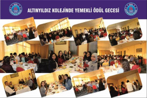 ALTINYILDIZ KOLEJİNDE YEMEKLİ ÖDÜL GECESİ