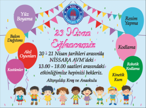ALTINYILDIZ KREŞ VE ANAOKULU NİSSARA AVM ETKİNLİĞİ