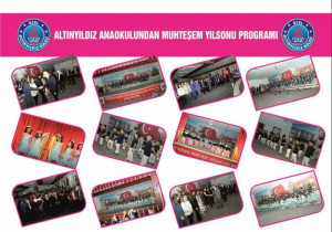 ALTINYILDIZ ANAOKULUNDAN MUHTEŞEM YILSONU PROGRAMI
