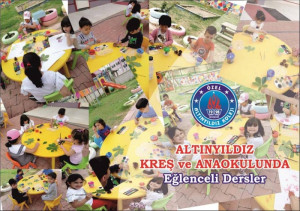 ALTINYILDIZ KREŞ VE ANAOKULUNDA EĞLENCELİ DERSLER!