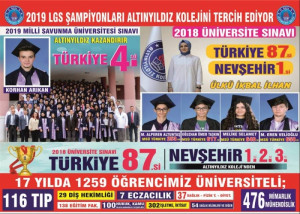 2019 LGS ŞAMPİYONLARI ALTINYILDIZ KOLEJİNİ TERCİH EDİYOR