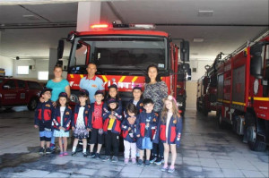 ALTINYILDIZ KREŞ VE ANAOKULU YAZ OKULU İTFAİYE ZİYARETİNDE!