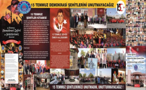 15 TEMMUZ ŞEHİTLERİNİ UNUTMAYACAĞIZ.