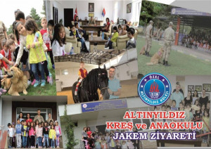 ALTINYILDIZ KREŞ VE ANAOKULU YAZ OKULU ÖĞRENCİLERİ JAKEM ZİYARETİ