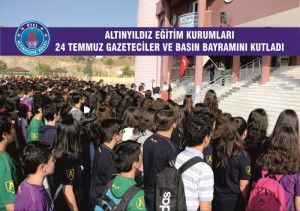ALTINYILDIZ EĞİTİM KURUMLARI 24 TEMMUZ GAZETECİLER VE BASIN BAYRAMINI KUTLADI