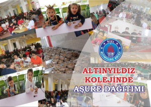 ALTINYILDIZ KOLEJİNDE AŞURE DAĞITIMI!