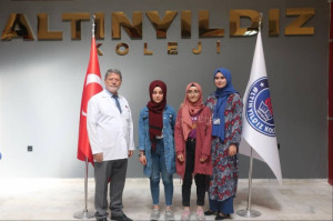 CAMİ VE GÖNÜL DÜNYAMIZI EN GÜZEL ANLATAN ALTINYILDIZ LİSELİLER OLDU.
