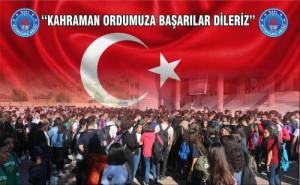 KAHRAMAN ORDUMUZA BAŞARILAR DİLERİZ